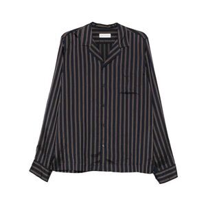 Dries Van Noten Men Carly Striped Cupro Shirt